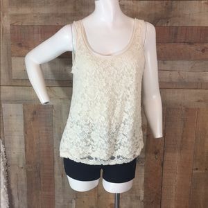 Love Fire lace front tank
